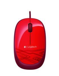 910-002945 M105,Kablolu,USB Bağlantılı Optik Mouse,Kırmızı