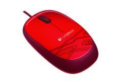 910-002945 M105,Kablolu,USB Bağlantılı Optik Mouse,Kırmızı