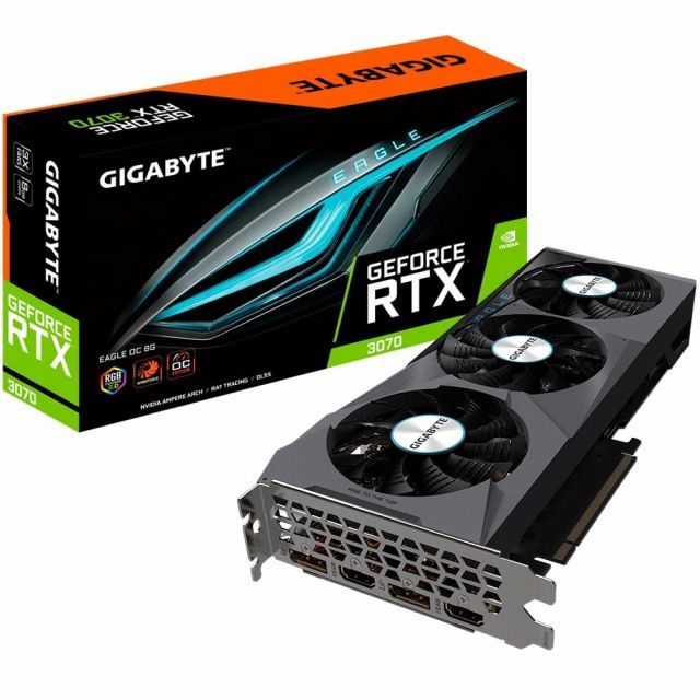 GVN3070EAGLEOC8GD RTX3070 EAGLE OC 8GB 256 Bit GDDR6 PCI-E 4.0 Ekran Kartı