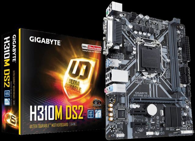 H310M-DS2 Intel H310M Soket LGA1151 DDR4 2666 MHz DVI-D Anakart