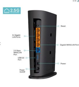 ARCHER-AX80 AX6000 1148 Mbps 2.4 GHz Wi-Fi 6 Router