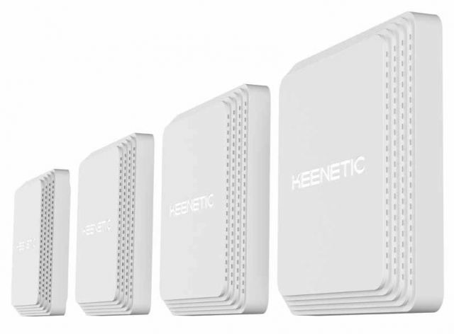 KN-2810-41EN AC1300 Mesh Wi-Fi 5 PoE Router/Extender/AP 2-Port Gigabit 4-Pack