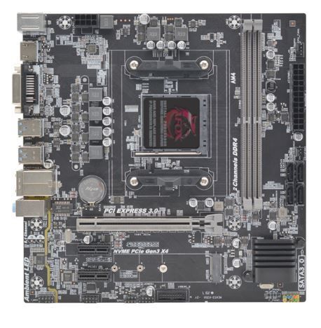 B450-MA-V2 B450 MA V2 Anakart AMD Socket AM4 DDR4 MicroATX