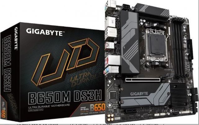 B650M-DS3H-DDR5 AMD Socket AM5:Supports AMD Ryzen™ 7000 Series Processors