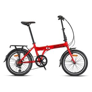 Kron Fold 4.0 V 20 Jant 7 Vites Kırmızı Katlanır Bisiklet