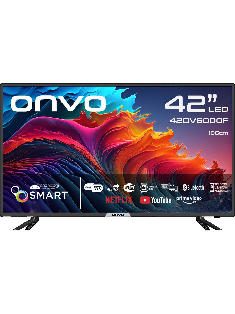 Onvo 42OV6000F Full HD 42'' 106 Ekran Uydu Alıcılı Android Smart LED TV