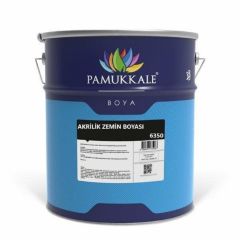 Pamukkale 6350 Akrilik Zemin Boyası 15 Kg Ral 9016 Beyaz