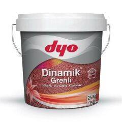 Dyo Dinamik Grenli Silikonlu Dış Cephe Kaplaması 25 Kg Beyaz