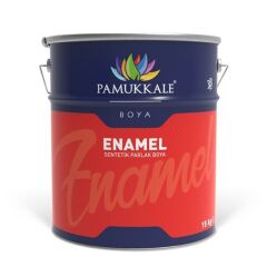 Pamukkale Enamel Sentetik Parlak Boya 15 Kg Açık Kahve Ral 8003