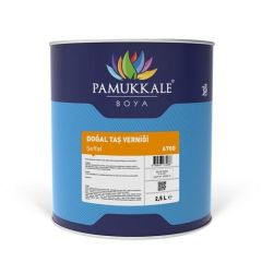 Pamukkale Doğal Taş Verniği Solvent Bazlı Şeffaf 2.5 Lt