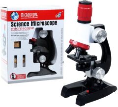 Eğitici Mikroskop Kiti Zoom Led Işıklı 100X 400X 1200X St1200X