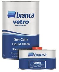 Bianca Vetro Sıvı Cam Liquid Glass Şeffaf Parlak Su İzolasyonu 4 Kg