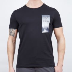 Alpinist Lex Erkek T-Shirt Siyah