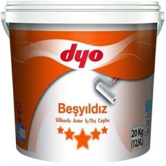 Dyo Beşyıldız Silikonlu İç Dış Astar 20 Kg Beyaz