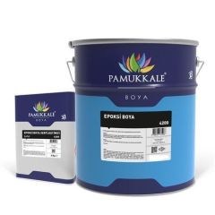 Pamukkale 4200 Epoksi Boya 15 Kg+3 Kg Ral 8017 Koyu Kahve