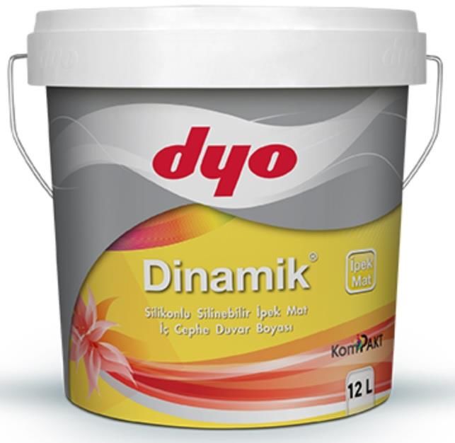 Dyo Dinamik Silikonlu İpek Mat İç Cephe Boyası 12 Lt