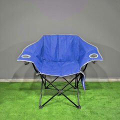 Argeus Nevgrande Comfort Katlanabilir Kamp Sandalyesi Mavi