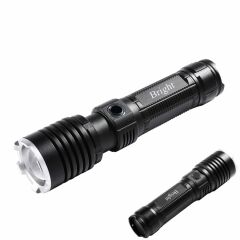 GHT-5761 XP90 LED 3 Mod Zoomlu Yağmur Suyu Geçirmez Şarjlı El Feneri
