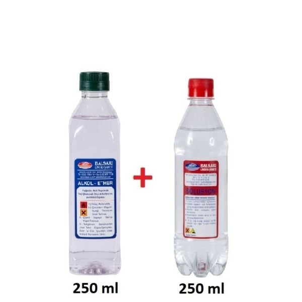 Alkol-Eter(250ml) ve Solüsyon (250ml)