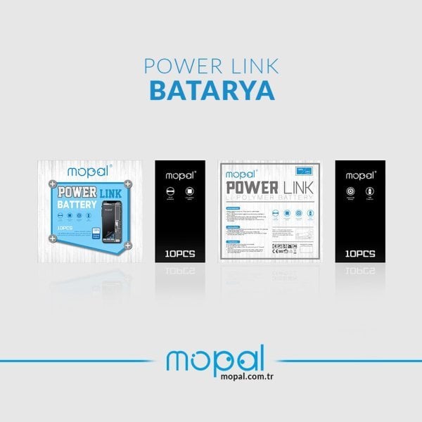 Mopal Power Link Vestel V3 5570 Ekstra Güçlü 2400 Mah Batarya