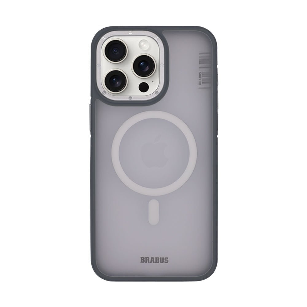 Iphone 15 Pro Max Brabus Screw Kılıf Silver