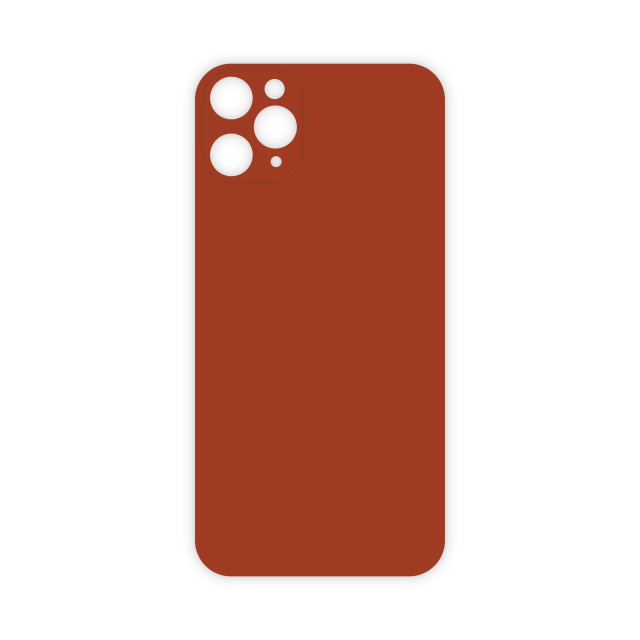 Mopal İphone 11 Pro Renkli Arka Jelatin Koruyucu Kırmızı