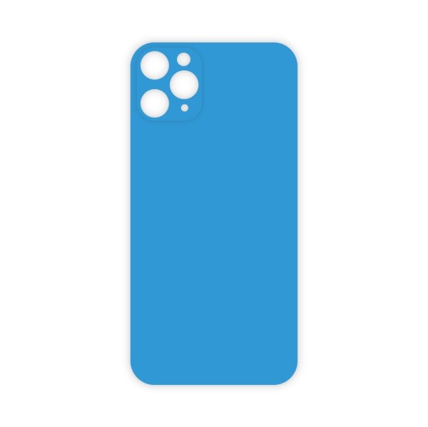 Mopal İphone 11 Pro Renkli Arka Jelatin Koruyucu Mavi