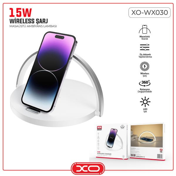 XO Wireless Şarj WX030