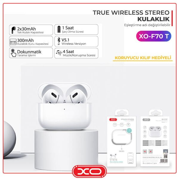 XO Wireless Kulaklık F70T