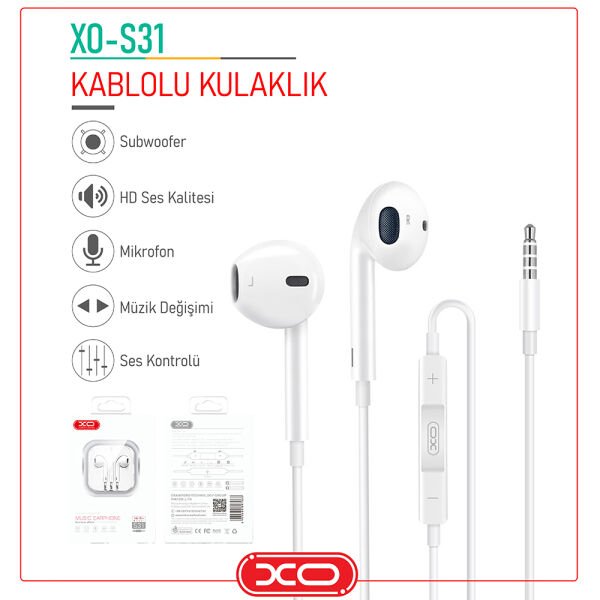 XO Kablolu Kulaklık S31