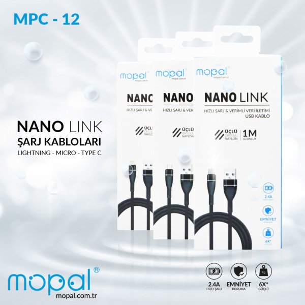 Nano Link Type-c - MPC 12 Siyah