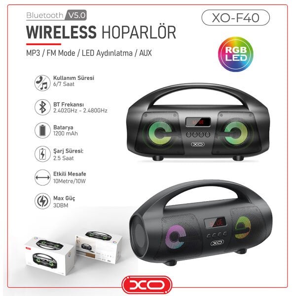 XO Wireless Hoparlör XO-F40