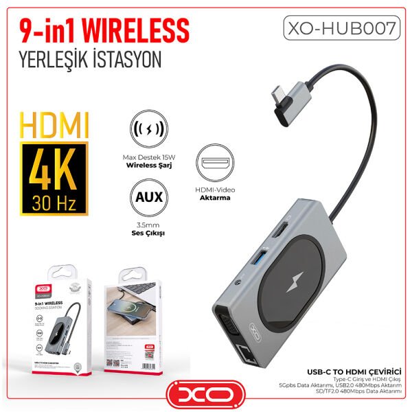 XO 9-in1 Wireless XO-HUB007