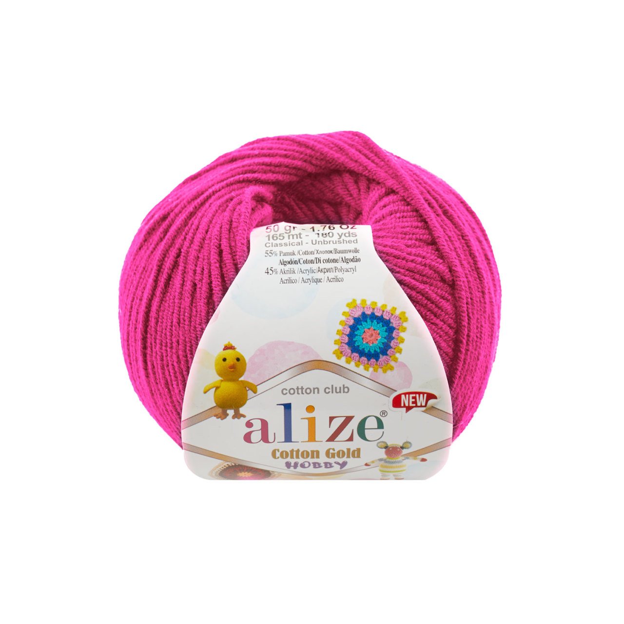 Alize Cotton Gold Hobby 149 Fuşya