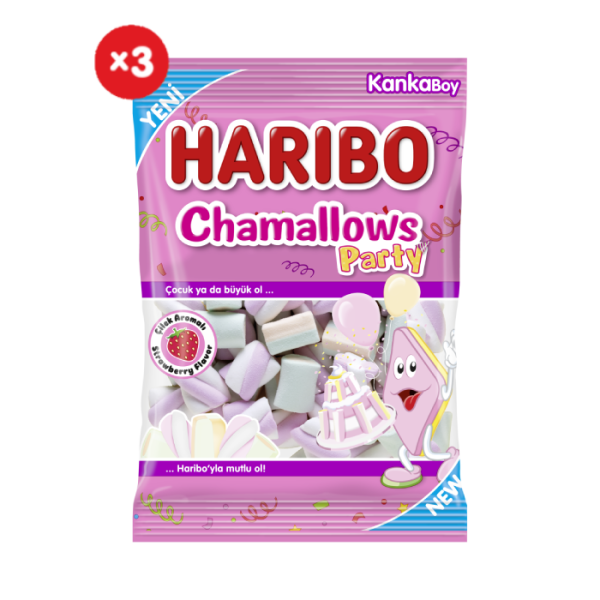 Haribo Chamallows Party 70 G 3'lü Paket