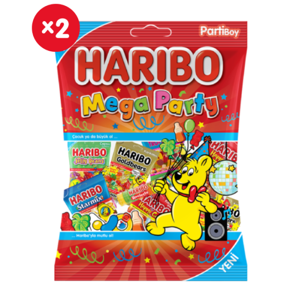 Haribo Mega Party 200 G 2'li Paket