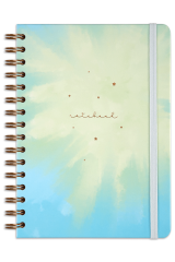 Matt Notebook A5 15x21 cm Spiralli Lastikli Kareli Tarihsiz Not Defteri