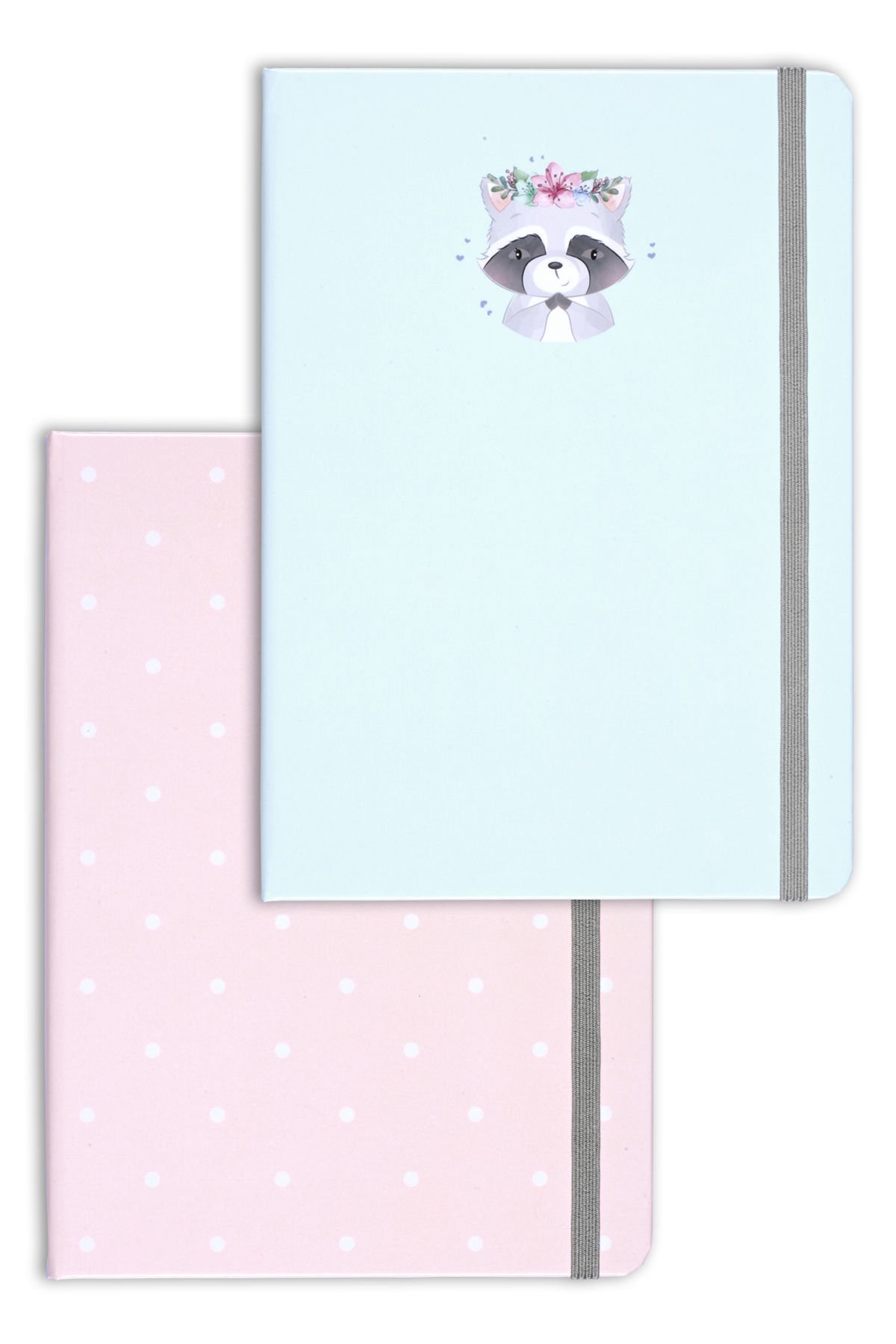 Matt Notebook A5 2'li Defter Seti 15x21 cm Noktalı Rakun