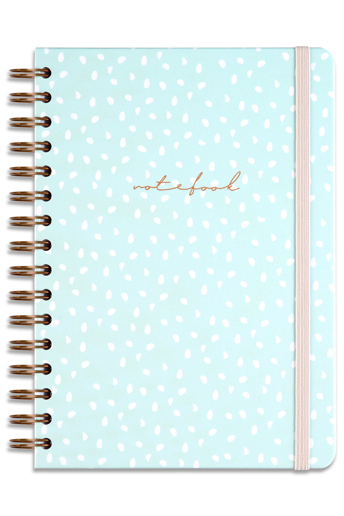 Matt Notebook A5 15x21 cm Spiralli Lastikli Kareli Tarihsiz Not Defteri Yeşil