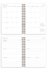 Matt Notebook 2024 Yılı Haftalık Ajanda 12 Aylık