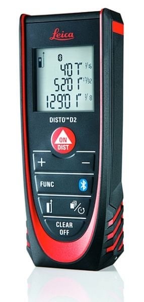 Leica DISTO™D2 Bluetooth Lazer Metre