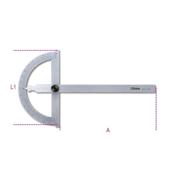 Beta 1676 Açı Ölçer 150mm