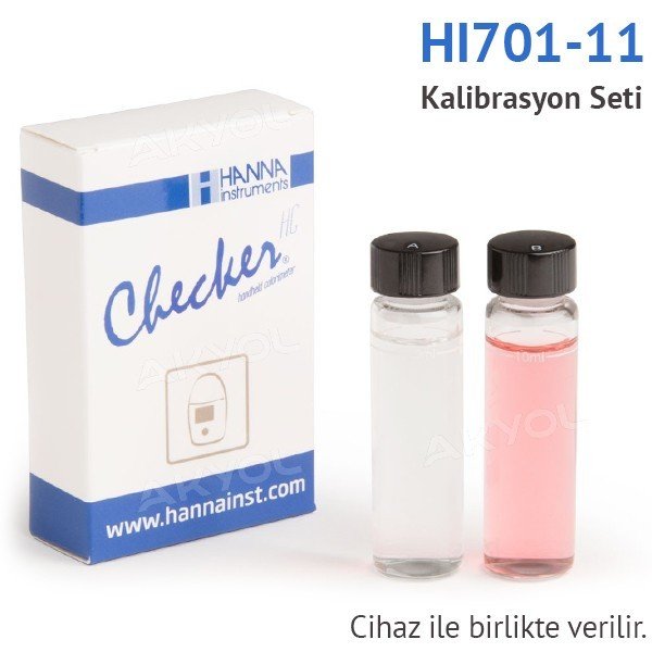 Hanna HI 701 Free Chlorine Serbest Klor Ölçer + Kalibrasyon Seti