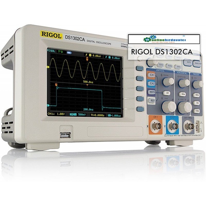 Rigol DS 1302CA Renkli LCD Dijital Osiloskop 300 Mhz /2GSa/s