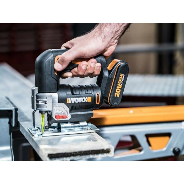 WORX WX543.9C Tek Akülü Şarjlı Dekupaj Testere 20Volt 2.0Ah