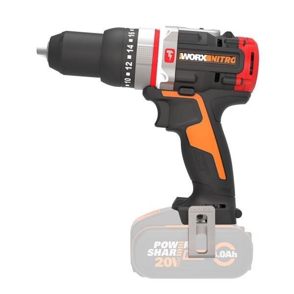 WORX WX354.9 Darbeli Şarjlı Matkap (Akü Dahil Değildir) 20Volt