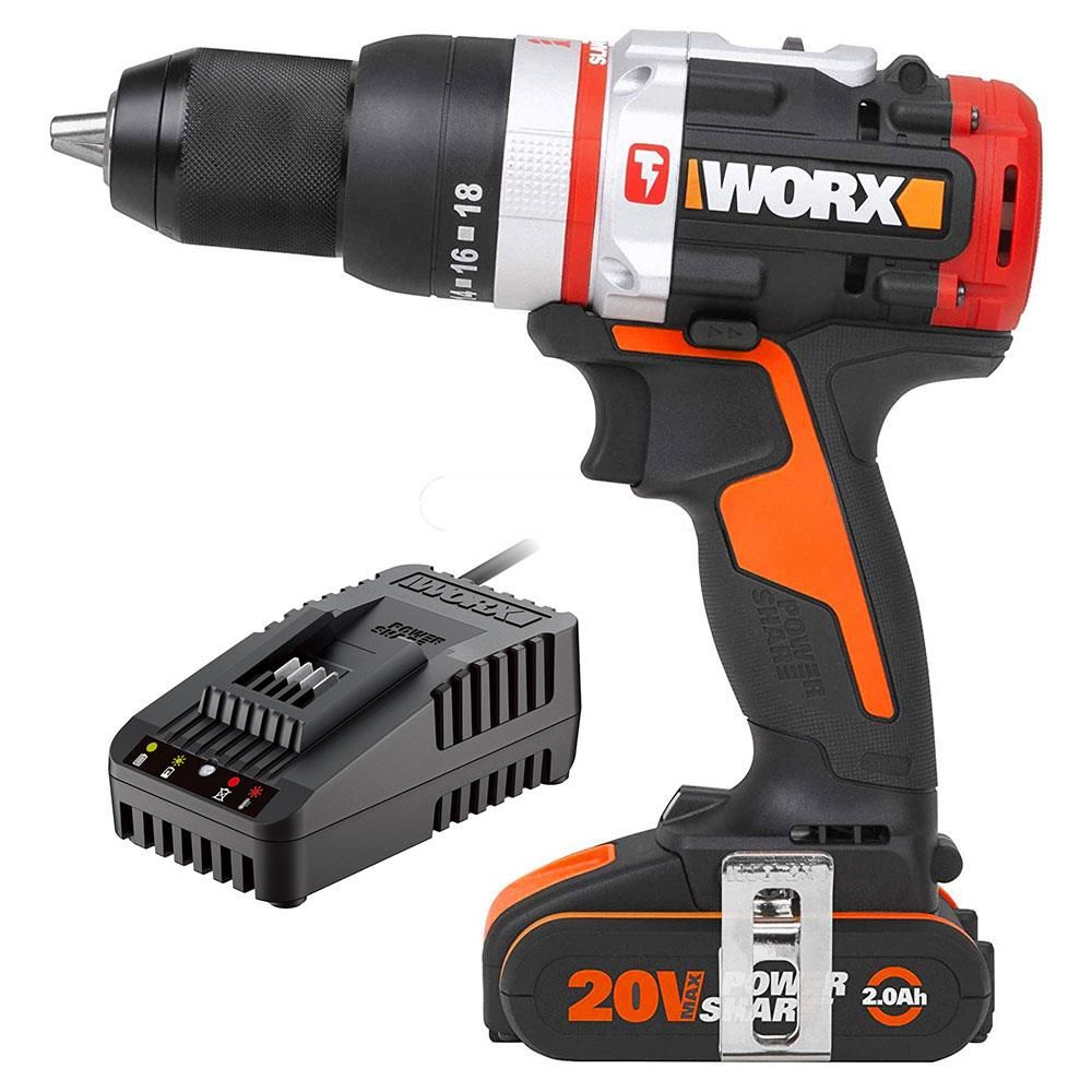 WORX WX354.9C Tek Akülü Darbeli Şarjlı Matkap 20Volt/2.0Ah