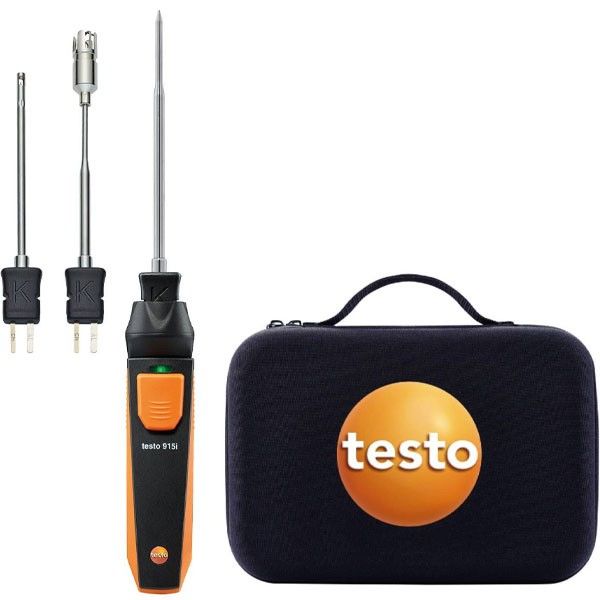 Testo 915i Set Termometre | K Tipi Problu ve Akıllı Ölçüm Cihazı