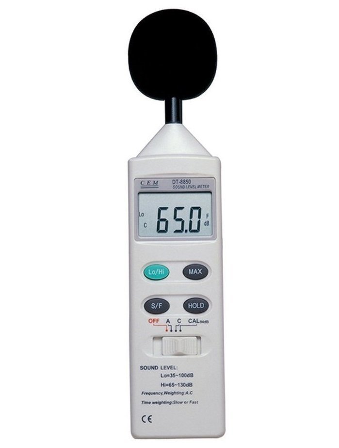 CEM DT-8850 Desibelmetre Ses ve Gürültü Ölçüm Cihazı