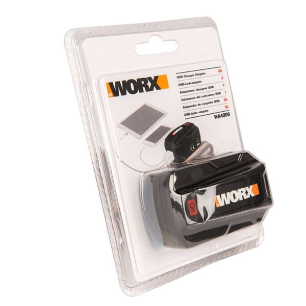WORX WA4009 20Volt 2A Çift Çıkışlı USB Port (Akü Dahil Değildir)